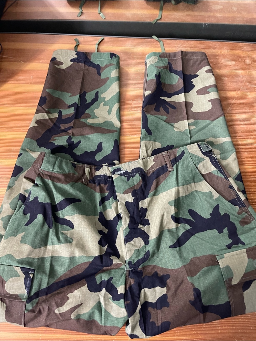 USGI Woodland Camo BDU Cargo Pants Large Regular Military Combat